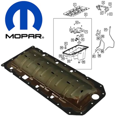 OIL PAN GASKET / WIND TRAY - JEEP by MOPAR 53011380AD