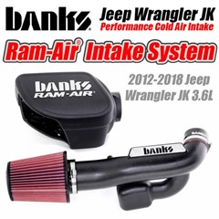 2012-2018 Jeep Wrangler JK Cold Air Intake by Banks - DRY