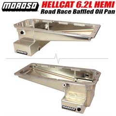 Hellcat 6.2L HEMI Oil Pan - Road Race Baffled by Moroso