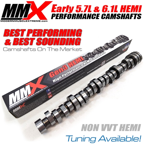 Early 5.7L 6.1L HEMI Non-VVT Performance Camshaft Kits by MMX