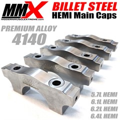HEMI Billet Main Caps- 4140 Sold by MMX